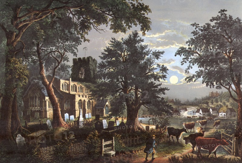 Gray's Elegy In a Country Church Yard.