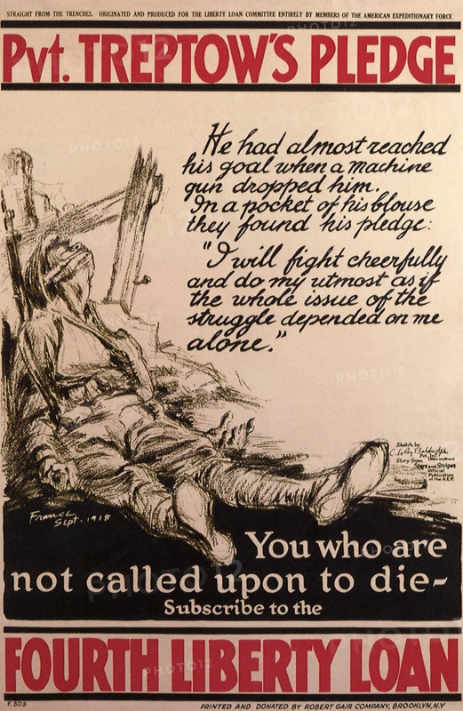 Pvt. Treptow's Pledge.