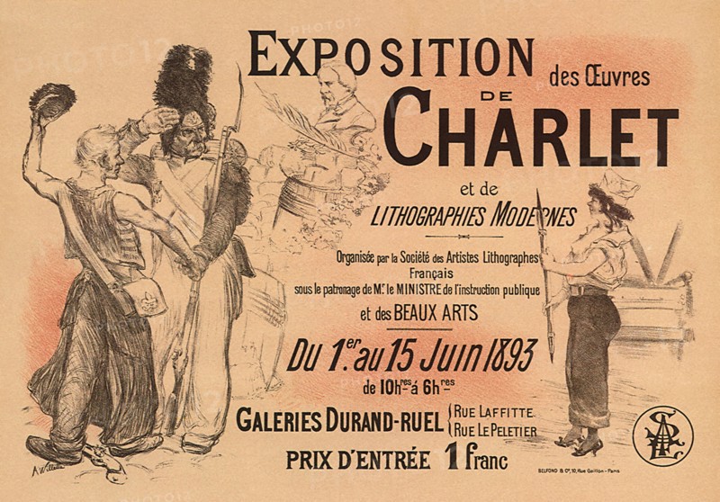Art Exibition Poster for Nicolas-Toussaint.