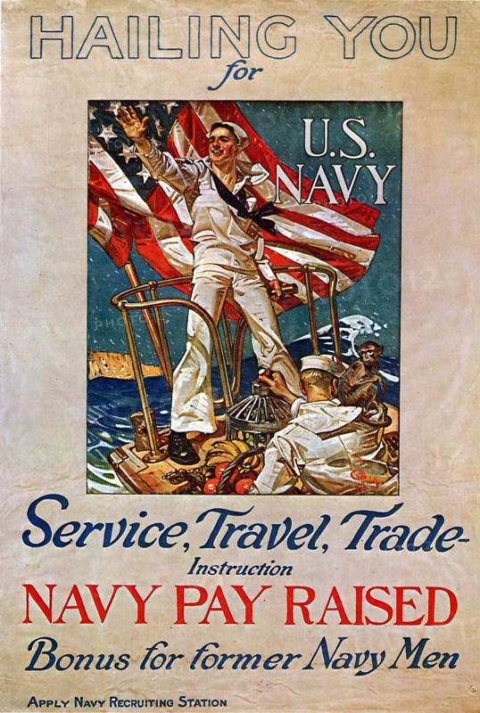 U.S. Navy  recruitment poster.