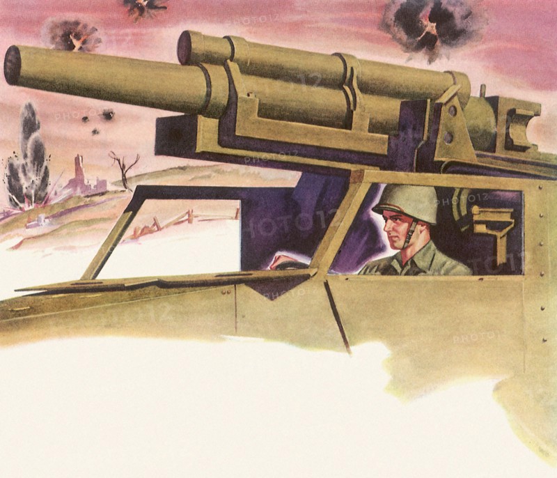 Tank Destroyer in Action.