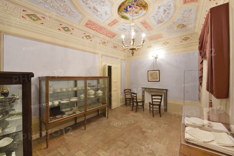 Gaspare Spontini House Museum. Natural Majolica Tiles. Marche. Italy
