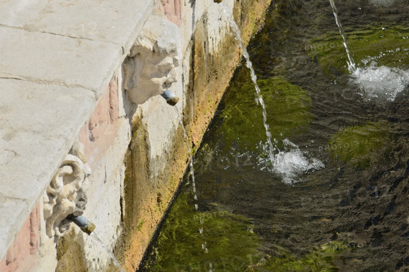 Fountain of the 99 Spouts. L'Aquila. Abruzzo. Italy