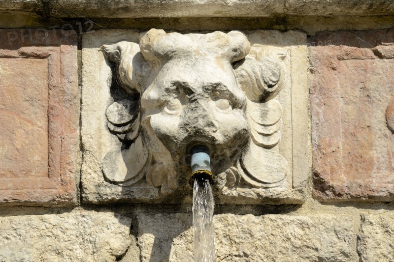 Fountain of the 99 Spouts. L'Aquila. Abruzzo. Italy