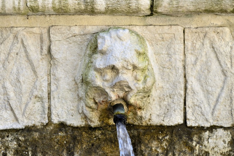 Fountain of the 99 Spouts. L'Aquila. Abruzzo. Italy