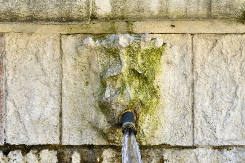 Fountain of the 99 Spouts. L'Aquila. Abruzzo. Italy