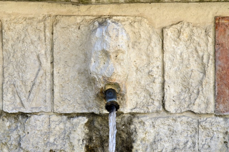 Fountain of the 99 Spouts. L'Aquila. Abruzzo. Italy