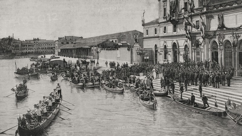 Journey of the emperors of Germany to the Holy Land, Wilhelm II of Germany (1859-1949) and Augusta Victoria of Schleswig-Holstein (1858-1921)