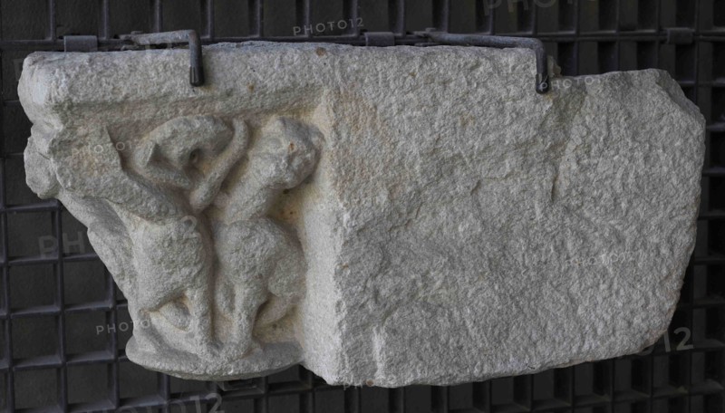 Capital with harpies (lion-headed bird)