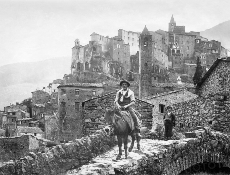 italy, liguria, ceriana 1800-1900