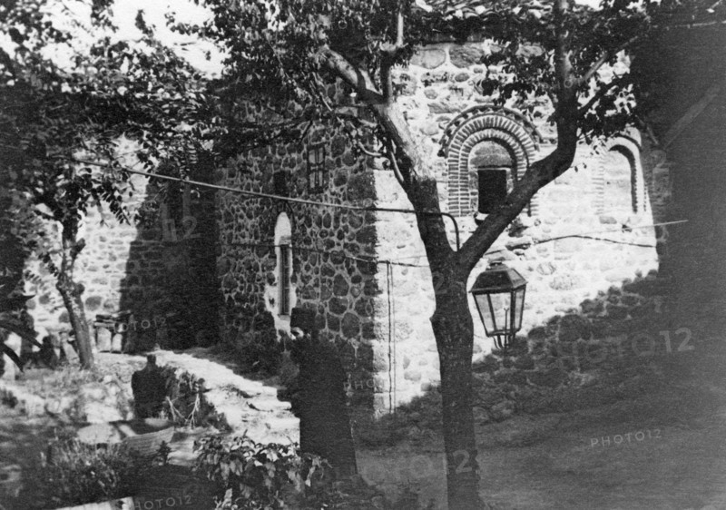 greece, ag barlaain, meteoron monastery, 1912