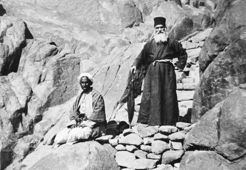 egypt, gebel musa, 1913