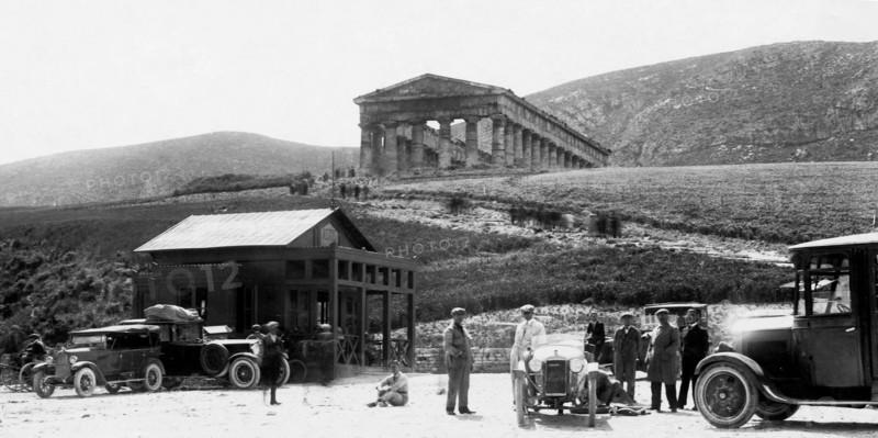 italy, sicily, segesta, 1923
