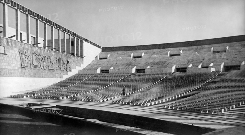 europe, italy, naples, mostra d'oltremare, arena flegrea, 1952