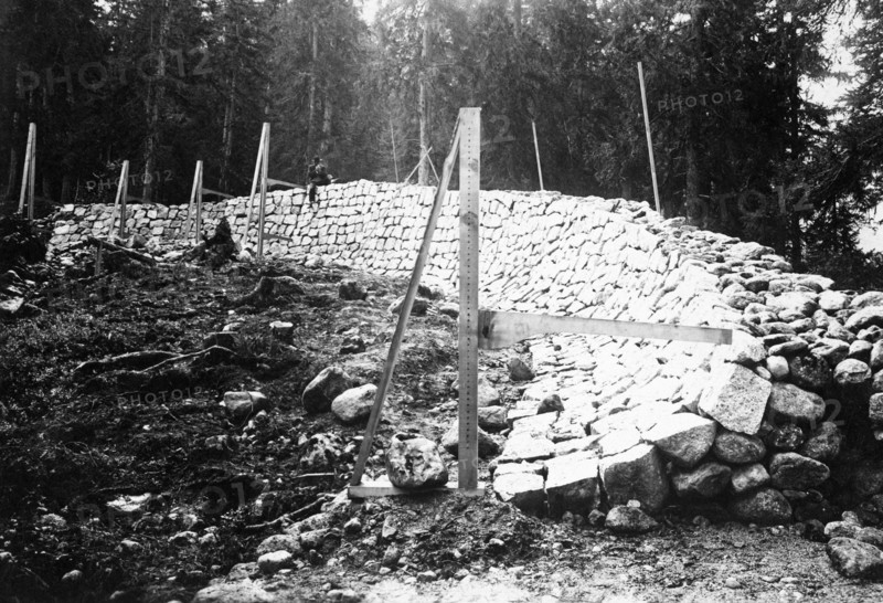 bob-sleighing track under costruction