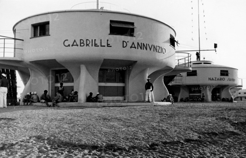 miramare di rimini, edificio tipico di colonia marina, 1930