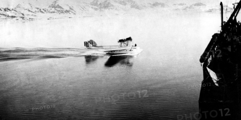 aéronautique, hydravion s55 pendant l'expédition arctique, 1928
