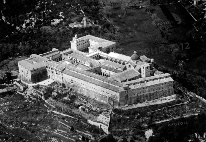 lazio, abbaye de montecassino, 1940