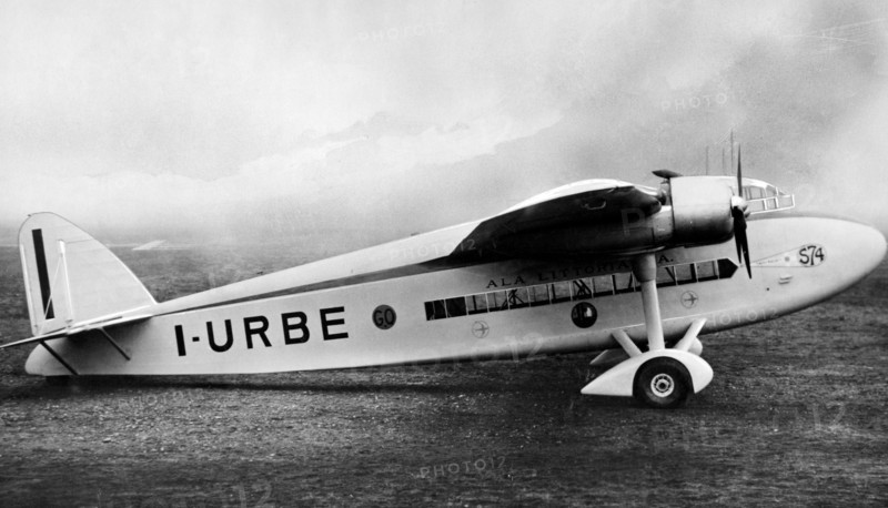 aéronautique, avion de transport quadrimoteur, 1934