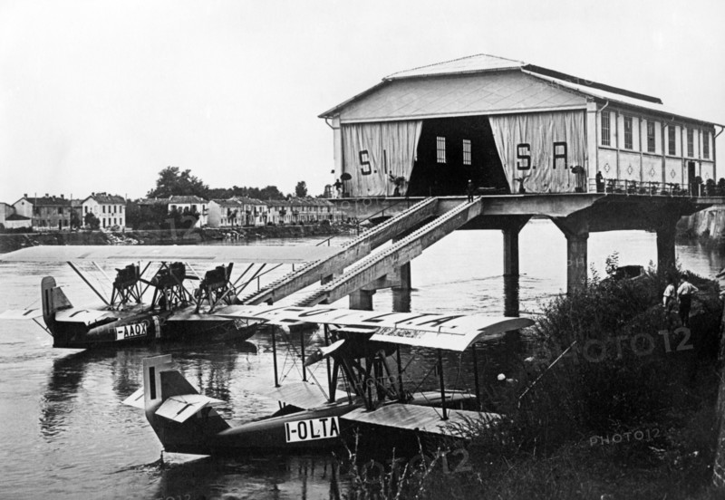 port maritime de pavia, 1930