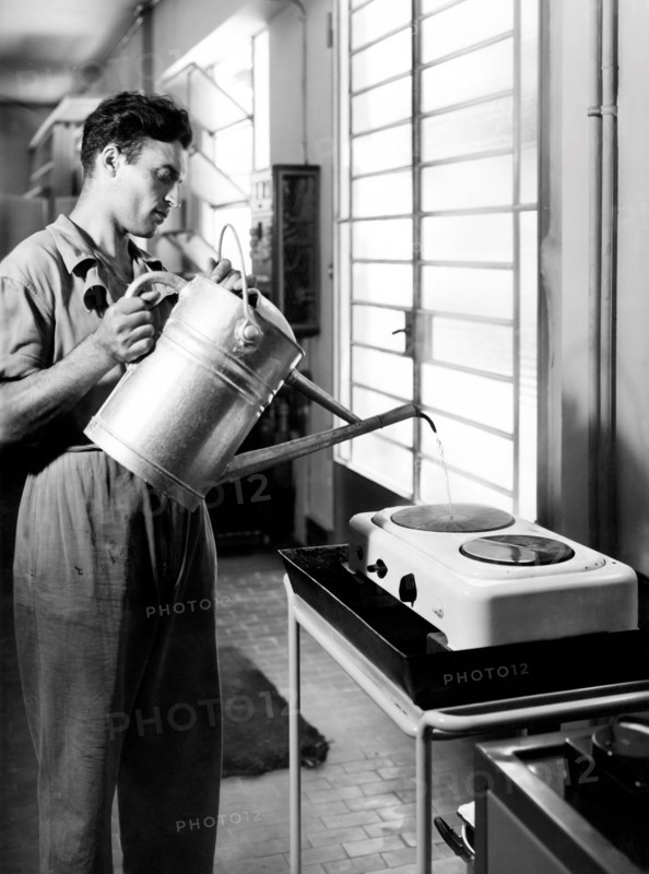 quality mark institute, test de résistance des plaques de cuisson, 1957