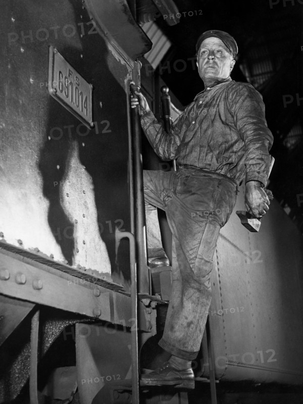 conducteur de locomotive à vapeur, 1951