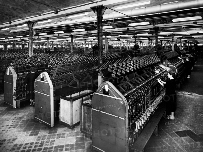 des machines de filature peignée. 1964