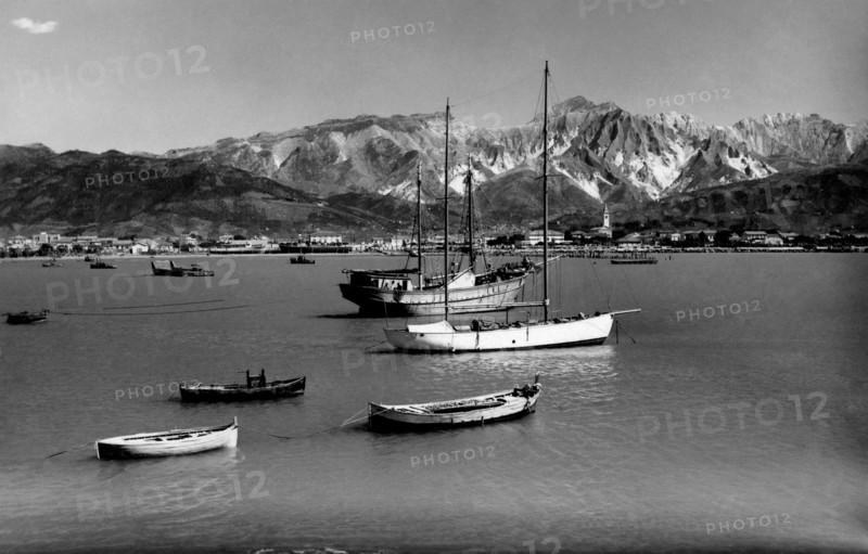carrières de marbre vues du port, 1955