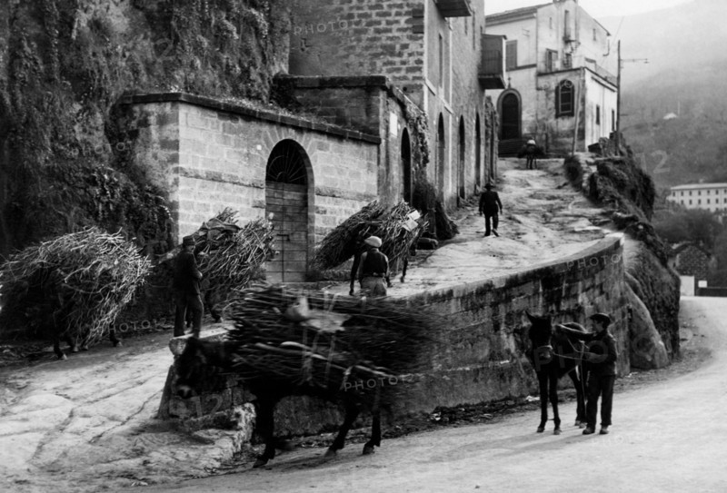 entrée de soriano nel cimino dans la province de viterbo, 1920 1930