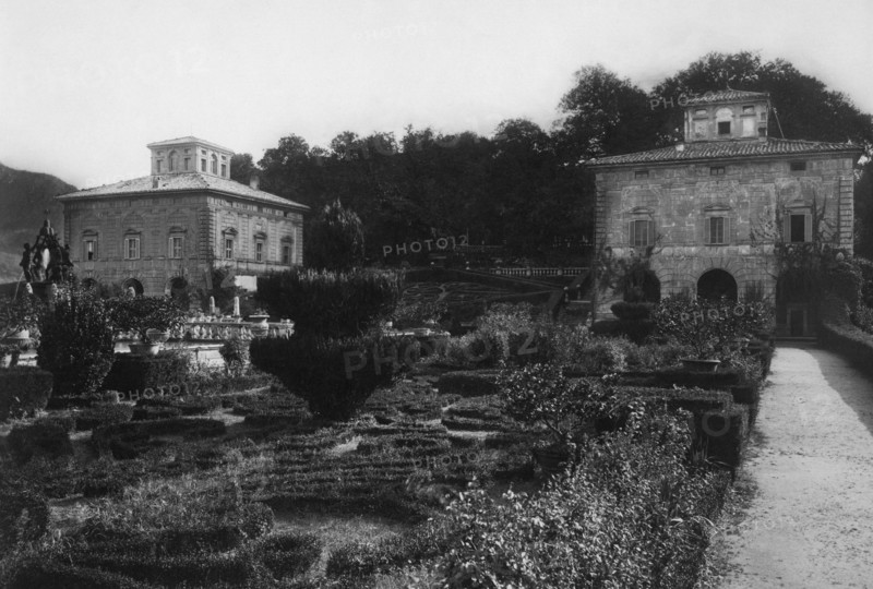 villa lante in bagnaia, viterbo, 1920