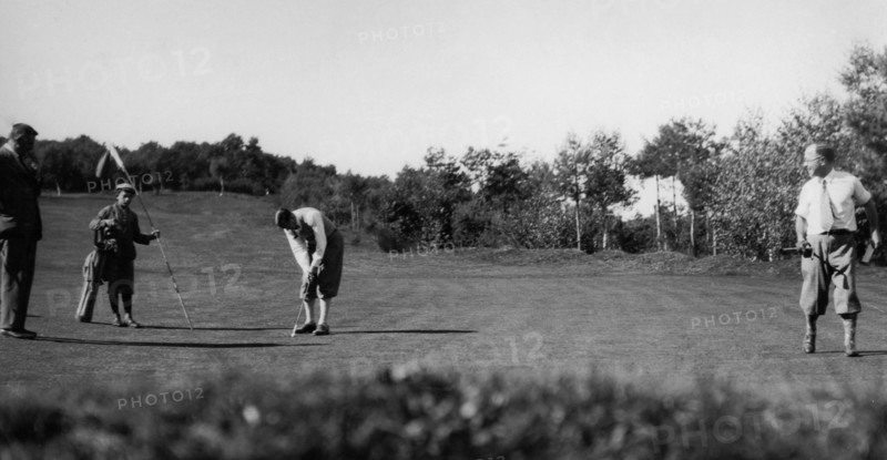 italie, lido de venise, match de golf, 1930