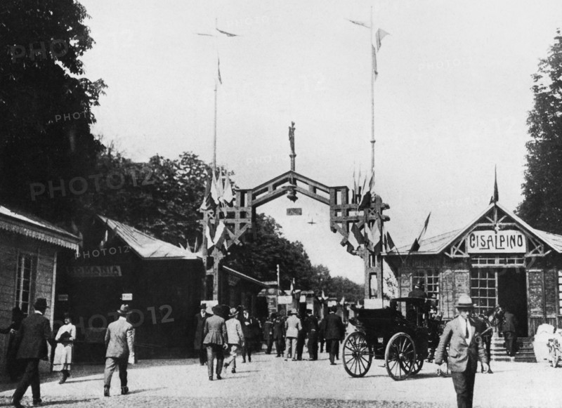 italie, lombardie, milan, entrée foraine de milan aux bastions de la porta venezia, 1920