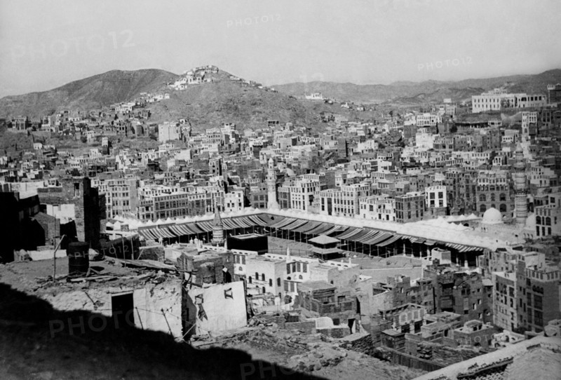 arabie saoudite, vue de la mecque, 1953