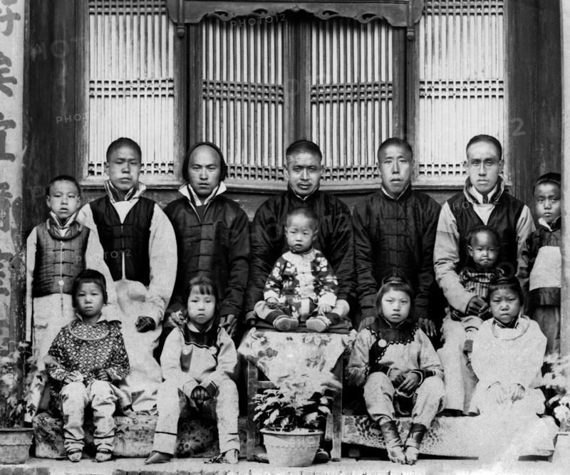 asie, chine, famille chinoise à canton, 1920 1930