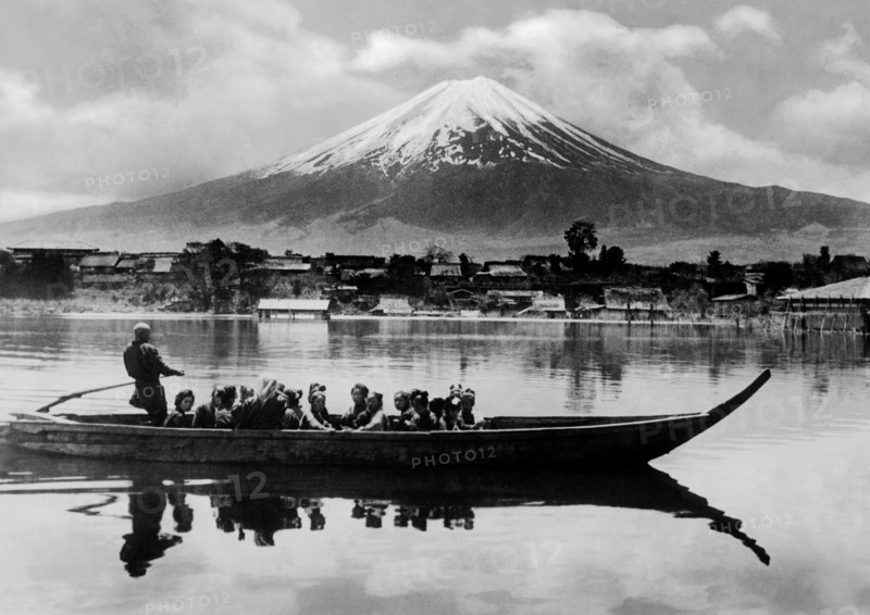 japon, vue de la montagne fuji-ama, 1920 1930