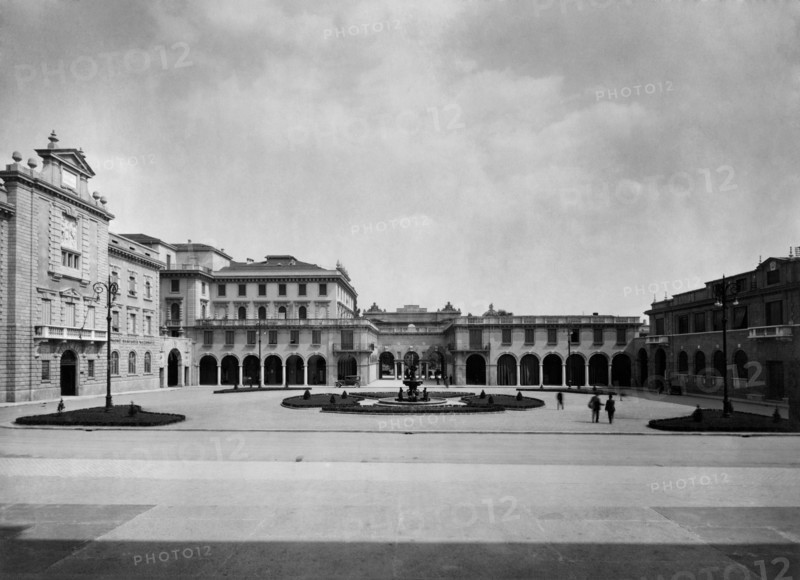 italie, lombardie, bergamo, nouveau bâtiment, 1910 1920