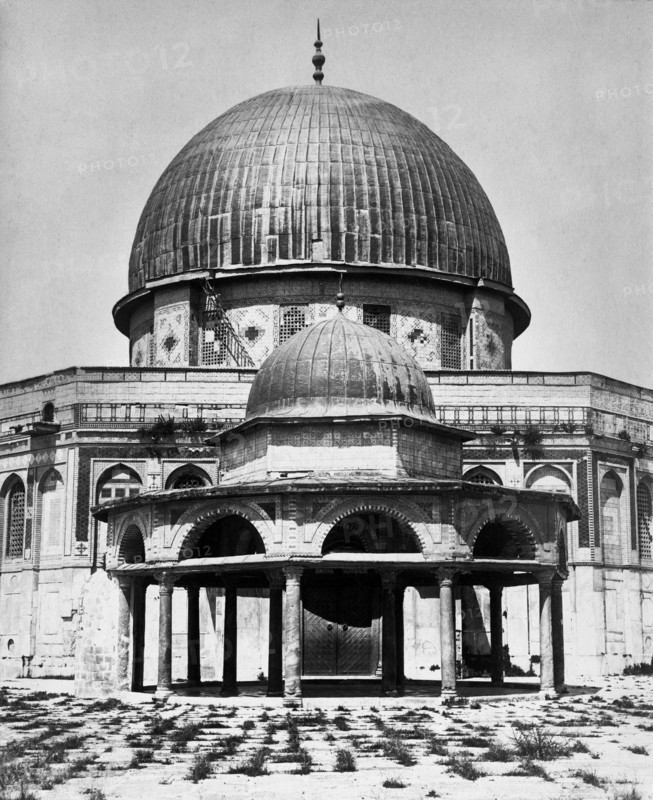 israël, jerusalem, la mosquée d'omar, 1910
