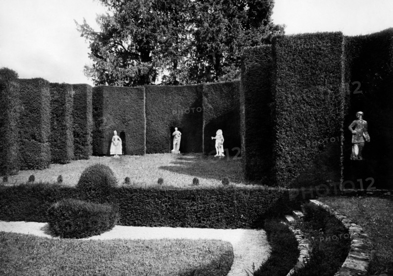 italie, toscane, lucca, jardin de la villa royale de marlia, 1910 1920