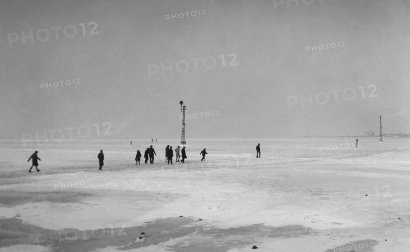 italie, venise, icy fondamenta nuove, 1928 1929