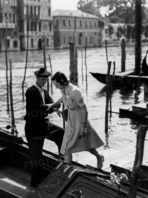 italie, venise, le bras du gondolier, 1920 1930