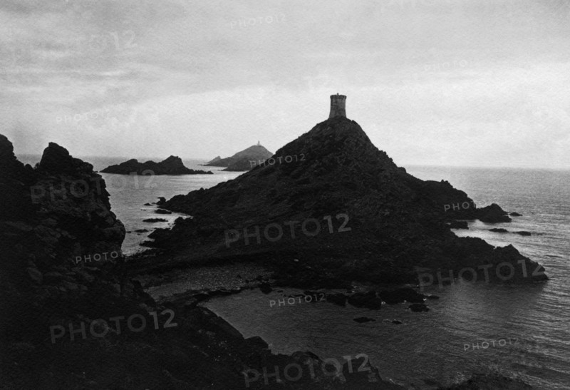 europe, france, corse, îles sanguines, vue, 1920 1930