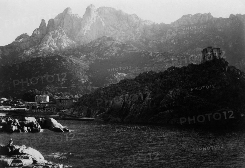 europe, france, corse, panorama, 1910 1920