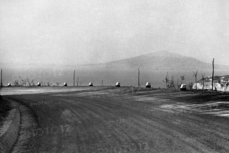 campanie, naples, tronçon de route sant'agata - colli di cermenna, 1956