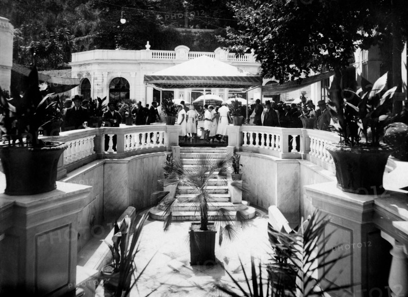 campanie, castellamare di stabia, thermes, bassin avec neuf sources, 1930