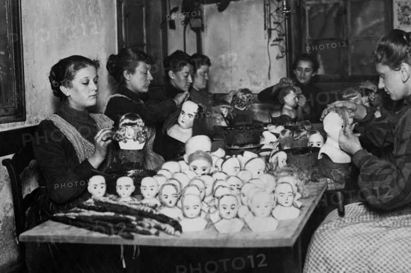 italie 1910, poupées artisanales