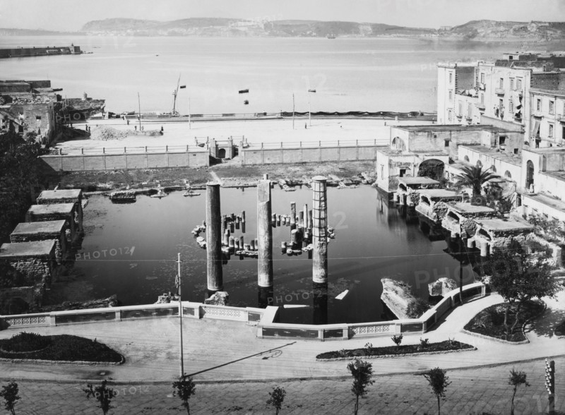 italie, campanie, pozzuoli, le macellum, temple de serapis, années 1920