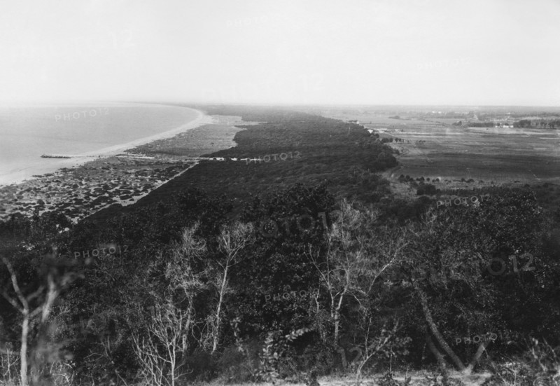 italie, campanie, pozzuoli, les villages licola et varcaturo à récupérer, 1910 1920