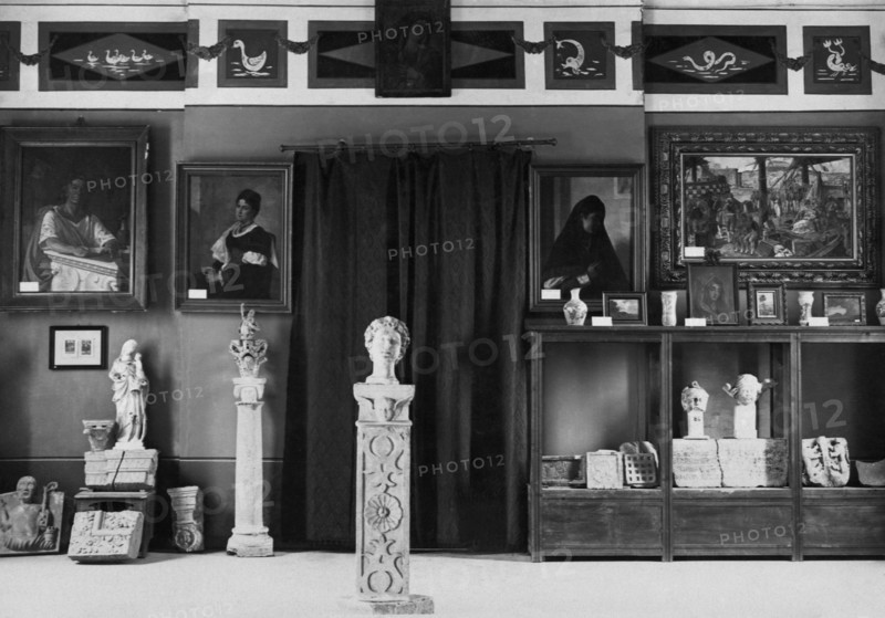 italie, basilicate, potenza, musée archéologique, salle d'art médiéval et moderne, 1920