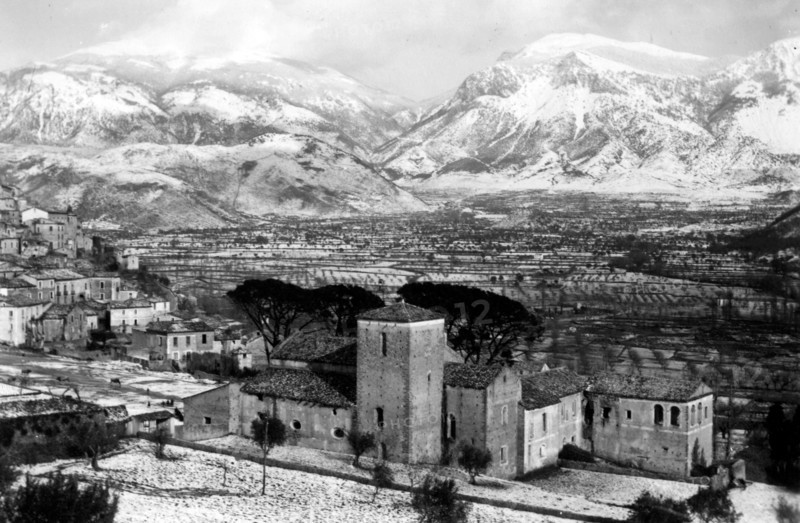europe, italie, calabre, morano, vue de la ville, 1920 1930