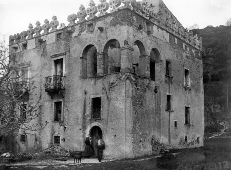 europe, italie, calabre, fiumefreddo bruzio, résidence noble, 1910 1920